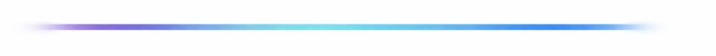 A divider lin made up of a gradient of colours going from purple to blue